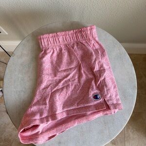 Champion Women's Pink Heathered Athletic Shorts